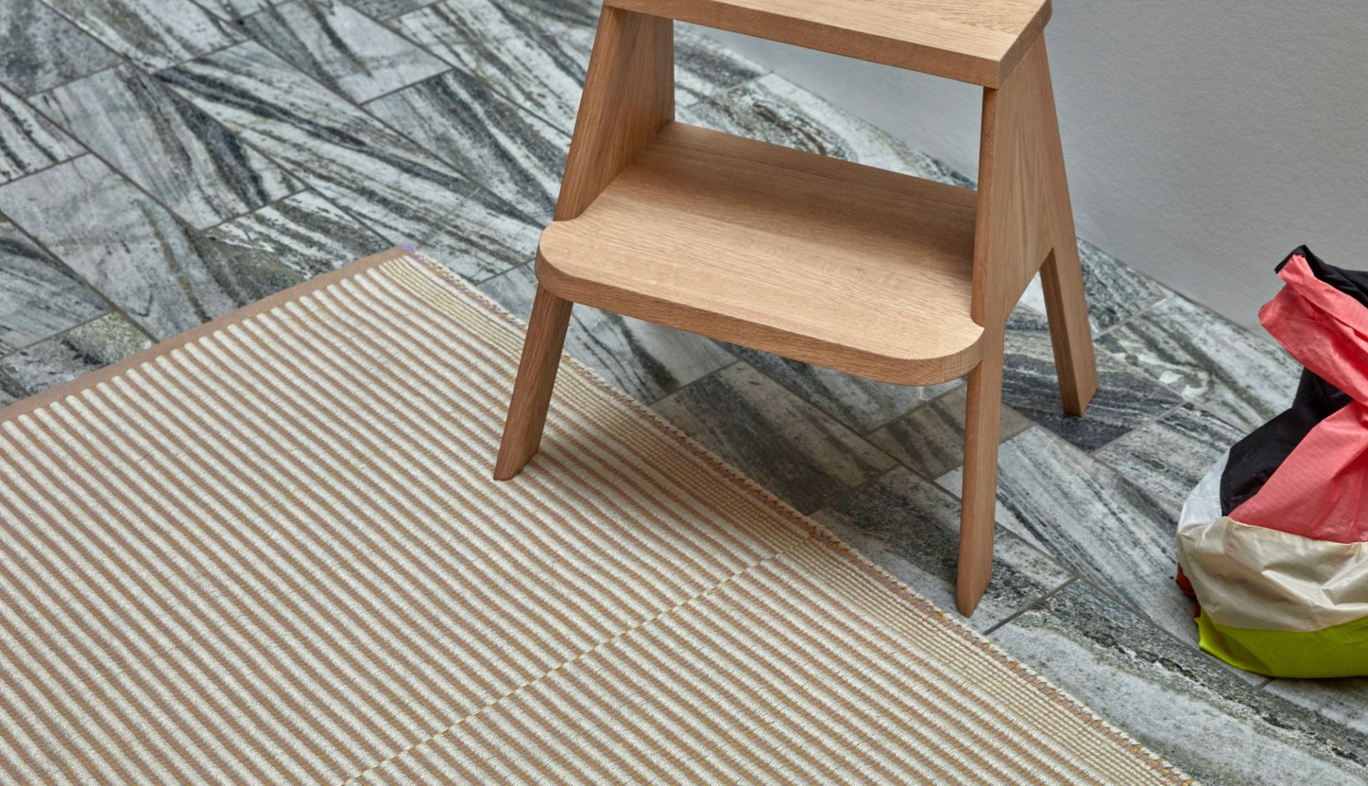 Tapis Teppich Hay | B 80 x L 200 cm | Kastanie & Blau | HAY AB517